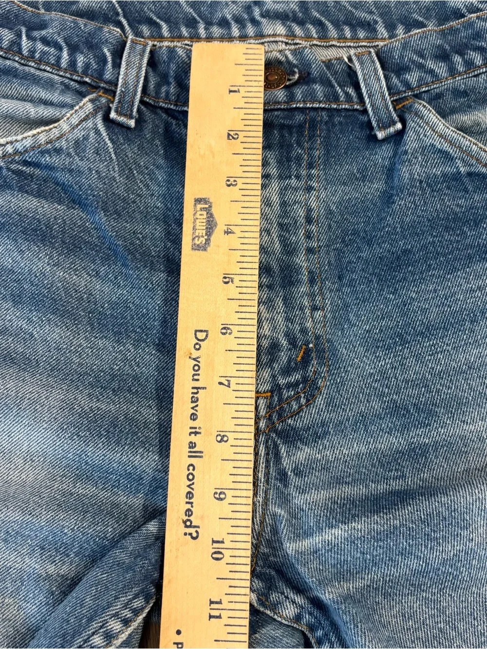 Vintage 70’s? Levi's Orange Tab 575 Blue Bell Bottom High Waist Jeans Mens 32x34